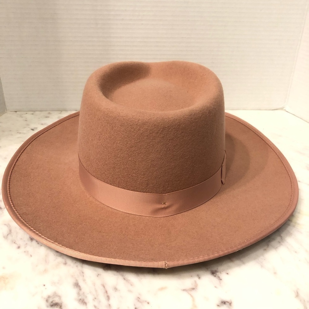 NWT Gigi Pip Monroe Rancher Hat in Dusty Pink Size 57 - Picture 6 of 12